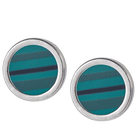 Wholesale 8mm round geometric earrings for women, retro creative design and simple earrings