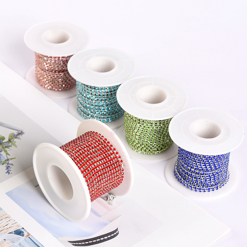 Paradise Rhinestone Cup Chain – Custom Jewelry Trim for Wholesale Fashion Accessories