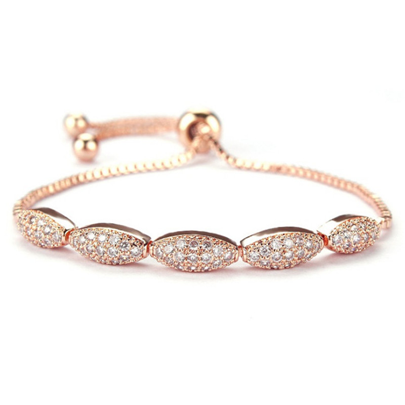 High-end Ladies' Cubic Zirconia Ball Slider Bracelet Factory Wholesale — photo 2