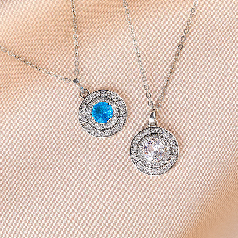 Necklace and Earrings Set Platinum Plated Pearl Flower Cubic Zirconia for Wedding — photo 4