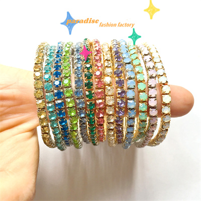 Custom Rhinestone Choker Necklace,Bracelet,Ring - Paradise Fashion Jewelry Supplier