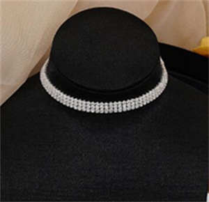 Custom Rhinestone Choker Necklace,Bracelet,Ring - Paradise Fashion Jewelry Supplier