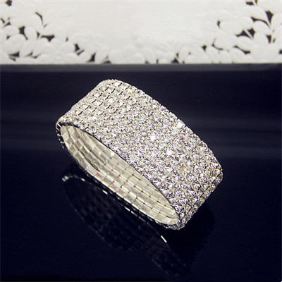 Custom Rhinestone Choker Necklace,Bracelet,Ring - Paradise Fashion Jewelry Supplier