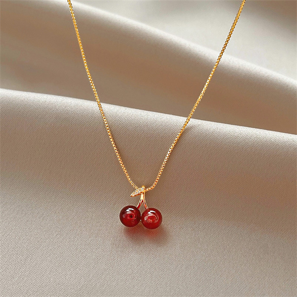 Sparkling rhinestone Heartbeat Electrocardiogram Clavicle Chain Necklace-factory hot sale — photo 3